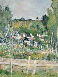 House with Cracked Wall-Paul Cézanne-Giclee Print