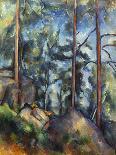 The Card Players-Paul Cézanne-Framed Textured Art
