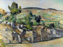 The House with the Cracked Walls, 1892-94-Paul Cezanne-Framed Giclee Print