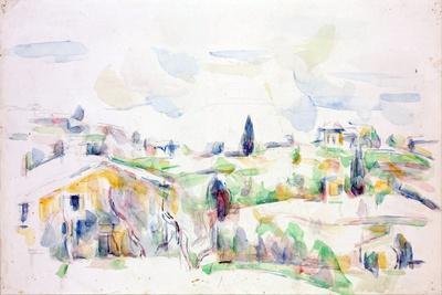 Landscape in Provence - Cezanne, Paul (1839-1906) - 1895