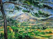 Mont Sainte-Victoire with Large Pine-Tree, circa 1887-Paul Cézanne-Giclee Print