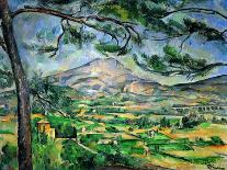 A View of Auvers-Sur-Oise; the Fence-Paul Cézanne-Framed Giclee Print