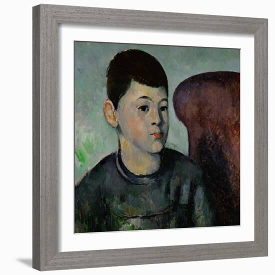 Paul Cezanne, Son of the Artist, 1883-1885-Paul Cézanne-Framed Giclee Print