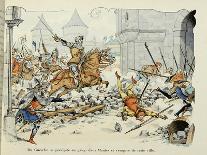 Bertrand Du Guesclin Captures the Captal De Buch at the Battle of Cocherel, 1364-Paul de Semant-Framed Giclee Print