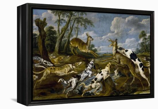 Paul de Vos / Deer Hunting, 1637-1640-Paul De Vos-Framed Premier Image Canvas