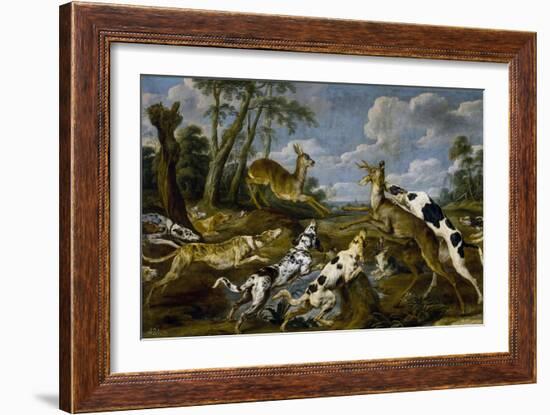 Paul de Vos / Deer Hunting, 1637-1640-Paul De Vos-Framed Giclee Print