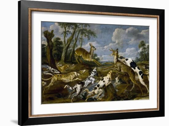 Paul de Vos / Deer Hunting, 1637-1640-Paul De Vos-Framed Giclee Print