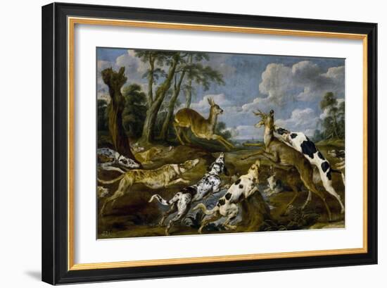 Paul de Vos / Deer Hunting, 1637-1640-Paul De Vos-Framed Giclee Print