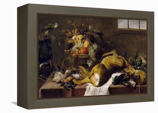 Paul de Vos / Pantry, 17th century-Paul De Vos-Framed Premier Image Canvas