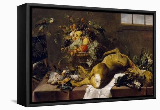 Paul de Vos / Pantry, 17th century-Paul De Vos-Framed Premier Image Canvas