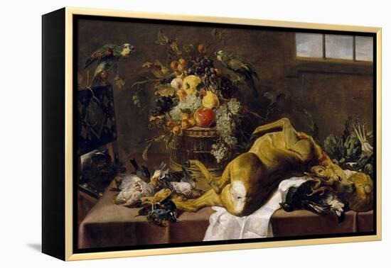 Paul de Vos / Pantry, 17th century-Paul De Vos-Framed Premier Image Canvas