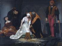 The Execution of Lady Jane Grey in the Tower of London in the Year 1554-Paul Delaroche-Giclee Print