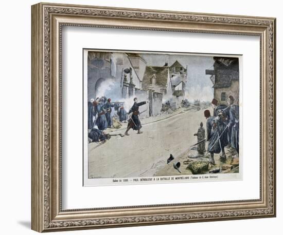 Paul Déroulède, Battle of Montbéliard, 1899-null-Framed Giclee Print