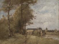 Bank of the Loire Near Chouze, 1893-Paul Desire Trouillebert-Framed Giclee Print