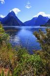 Looking across the Waters of Milford Sound Towards Mitre Peak on the South Island of New Zealand-Paul Dymond-Photographic Print