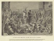 Solomon Eagle Preaching During the Plague of London-Paul Falconer Poole-Giclee Print
