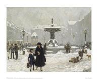 A View of the Magasin du Nord from the Holmens Kanal-Paul Fischer-Giclee Print