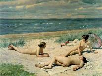 Nude Bathers on the Beach-Paul Fischer-Giclee Print