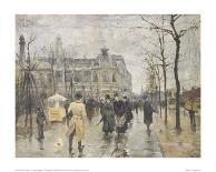 A View of the Magasin du Nord from the Holmens Kanal-Paul Fischer-Giclee Print