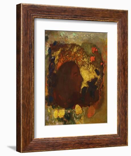 Paul Gauguin (1848-1903), Portrait Painted after the Death of the Painter, Between 1903-1905-Odilon Redon-Framed Giclee Print