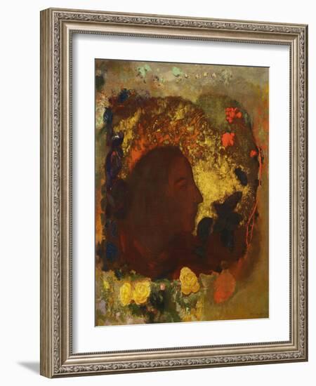 Paul Gauguin (1848-1903), Portrait Painted after the Death of the Painter, Between 1903-1905-Odilon Redon-Framed Giclee Print