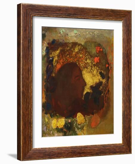 Paul Gauguin (1848-1903), Portrait Painted after the Death of the Painter, Between 1903-1905-Odilon Redon-Framed Giclee Print