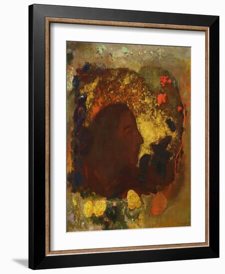 Paul Gauguin (1848-1903), Portrait Painted after the Death of the Painter, Between 1903-1905-Odilon Redon-Framed Giclee Print