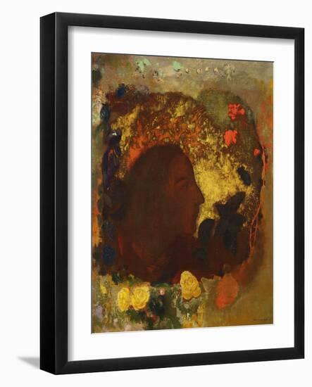 Paul Gauguin (1848-1903), Portrait Painted after the Death of the Painter, Between 1903-1905-Odilon Redon-Framed Giclee Print