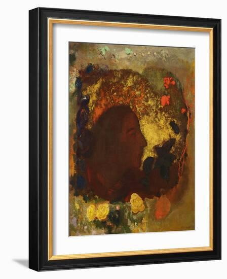 Paul Gauguin (1848-1903), Portrait Painted after the Death of the Painter, Between 1903-1905-Odilon Redon-Framed Giclee Print