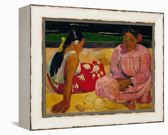 Paul Gauguin / Tahitian Women on the Beach, 1891-Paul Gauguin-Framed Premier Image Canvas