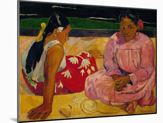 Paul Gauguin / Tahitian Women on the Beach, 1891-Paul Gauguin-Mounted Giclee Print