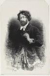 Inspecteur Privé Des Travaux Publics, Plate 13 from Les Toquades, 1858-Paul Gavarni-Giclee Print