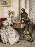 Mme. Montigny, 1842-Paul Gavarni-Framed Giclee Print
