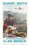 Asia - Wings Over the World - Pan American Airways System - Chinese Pagoda-Paul George Lawler-Art Print