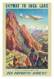 The Andes of Ecuador - South America - Pan American Airways (PAA)-Paul George Lawler-Art Print