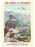 Asia - Wings Over the World - Pan American Airways System - Chinese Pagoda-Paul George Lawler-Framed Art Print