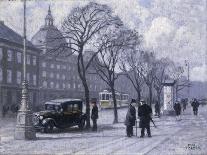 The Osterbrogade in Winter, 1918-Paul Gustav Fischer-Giclee Print