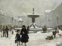 The Osterbrogade in Winter, 1918-Paul Gustav Fischer-Giclee Print