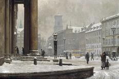 The Osterbrogade in Winter, 1918-Paul Gustav Fischer-Giclee Print