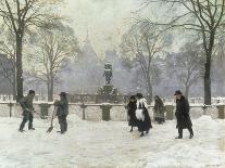 The Kongenshave in Winter-Paul Gustav Fischer-Giclee Print