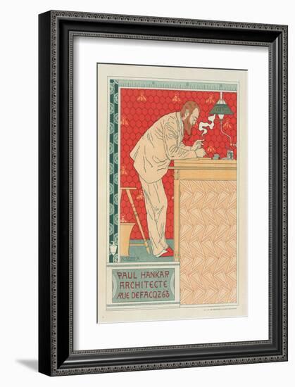 Paul Hankar Architect-Adolphe Crespin-Framed Art Print