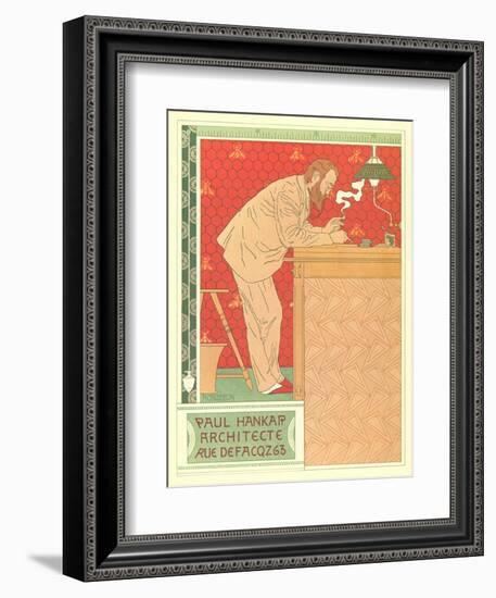 Paul Hankar, Architect-null-Framed Art Print