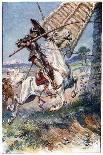 Don Quixote Running His Lance into the Sail-Paul Hardy-Giclee Print