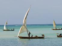 East Africa, Tanzania, Zanzibar, A Traditional Dhow, India, and East Africa-Paul Harris-Photographic Print