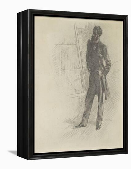 Paul Helleu en pied-Giovanni Boldini-Framed Premier Image Canvas