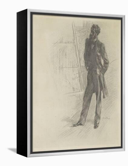 Paul Helleu en pied-Giovanni Boldini-Framed Premier Image Canvas