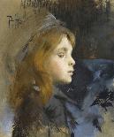 Head of Helena-Paul Helleu-Premium Giclee Print