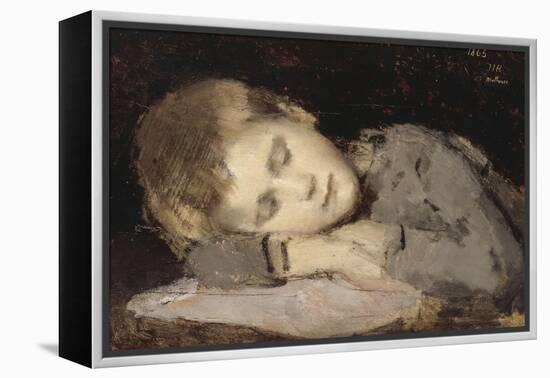 Paul Henner endormi-Jean Jacques Henner-Framed Premier Image Canvas