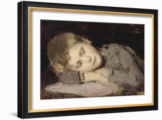Paul Henner endormi-Jean Jacques Henner-Framed Giclee Print