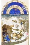 Le Tres Riches Heures Du Duc De Berry - January-Paul Herman & Jean Limbourg-Art Print